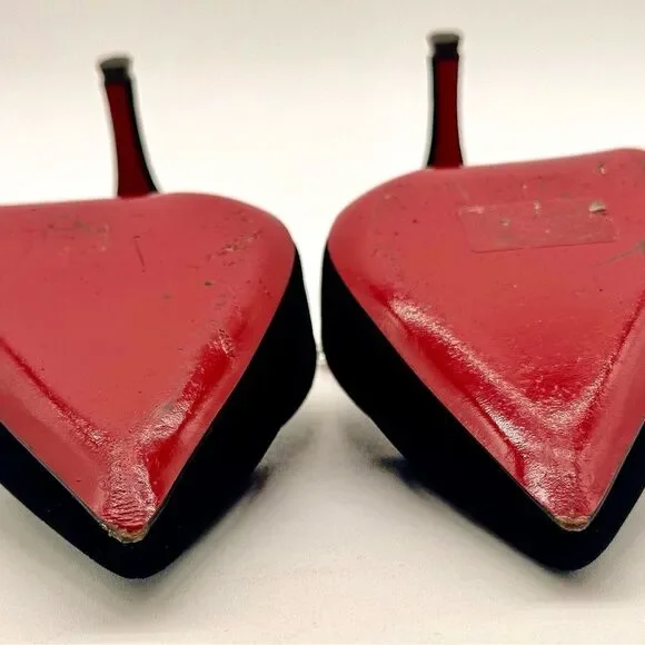 Christian Louboutin Planet Queen 70 Velvet Crystal Embellished Mules 70mm EU 39 - Picture 9 of 14